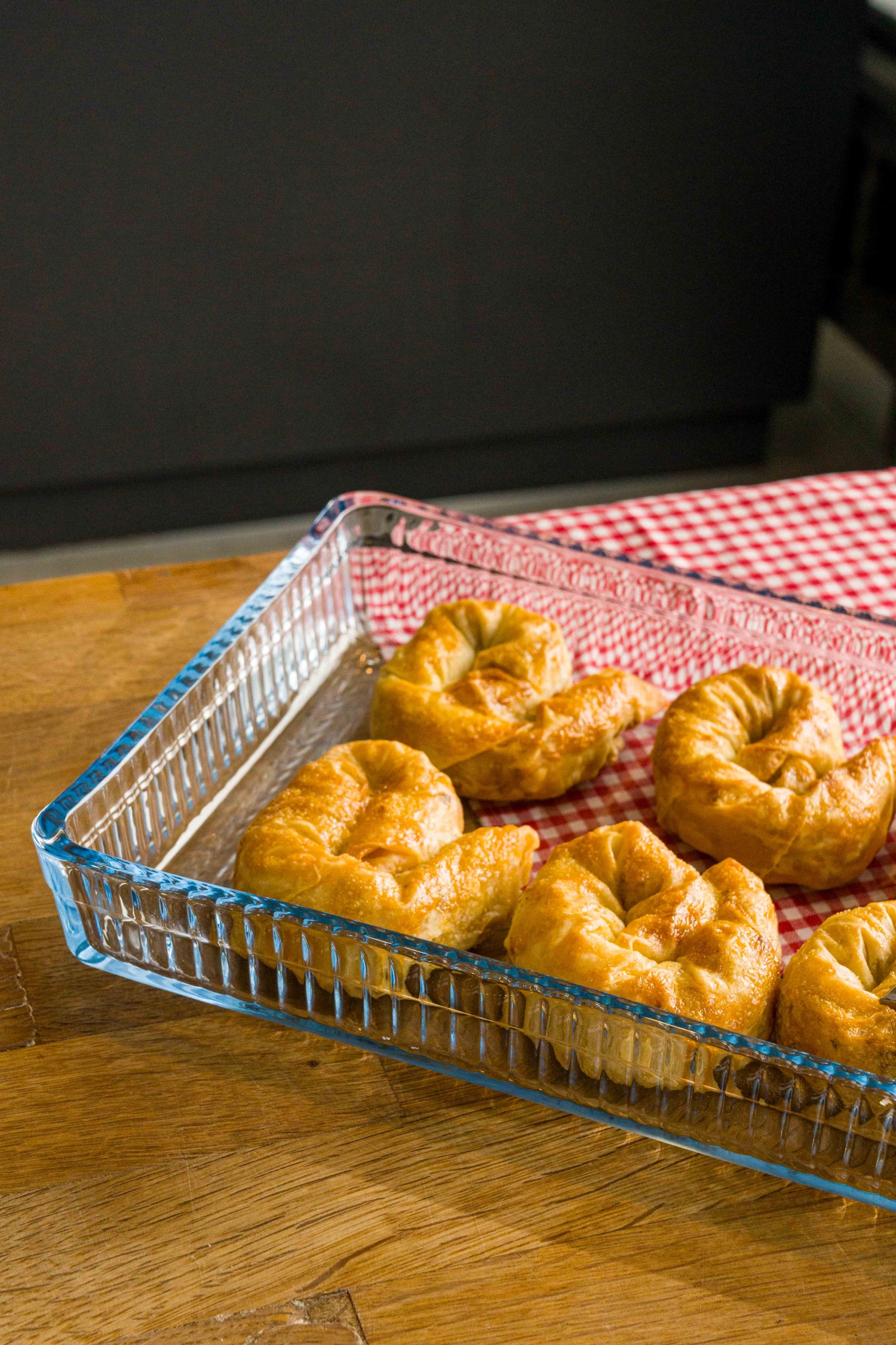 Auflaufform mit Prägung