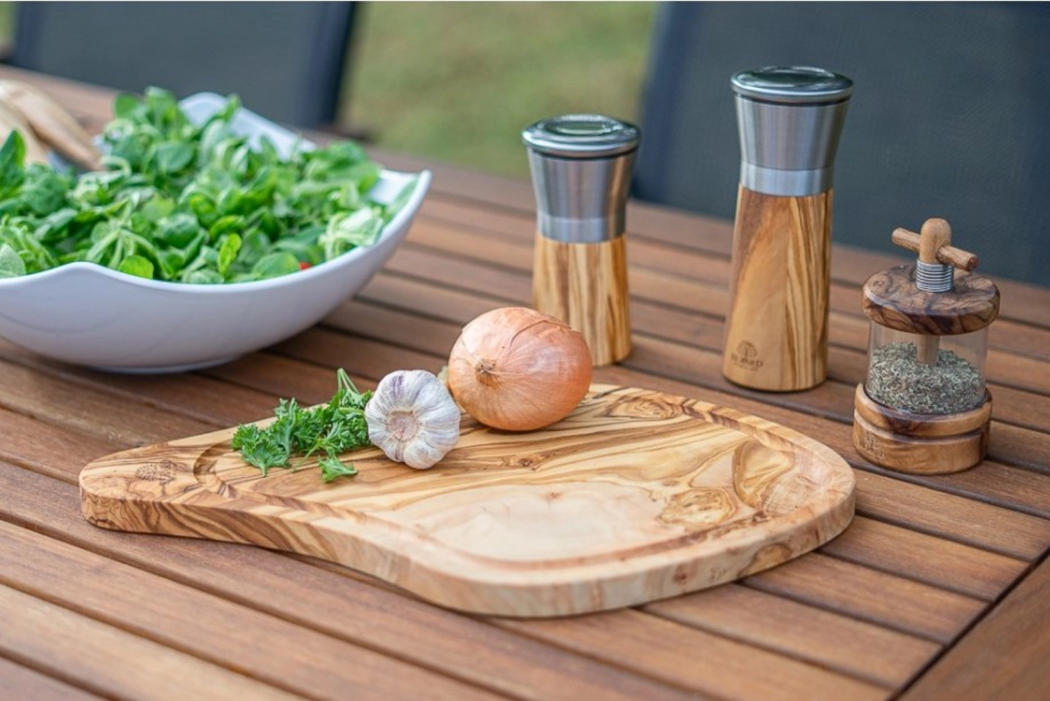 Moulin à herbes Bois d'olivier