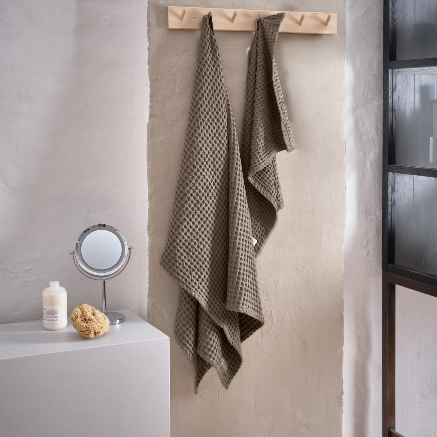 Big Waffle Geschenkset Bade- & Handtuch