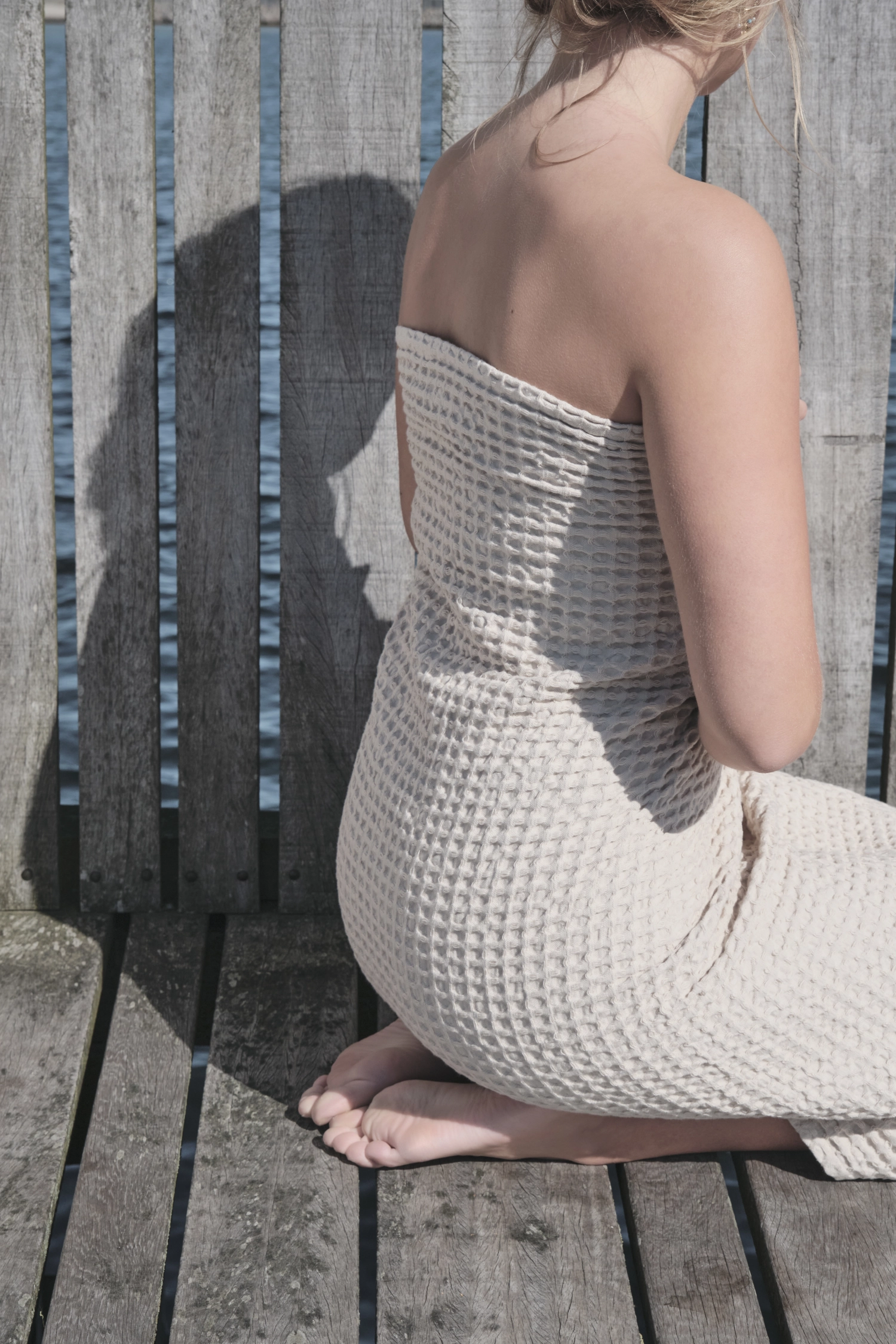 Big Waffle serviette de bain