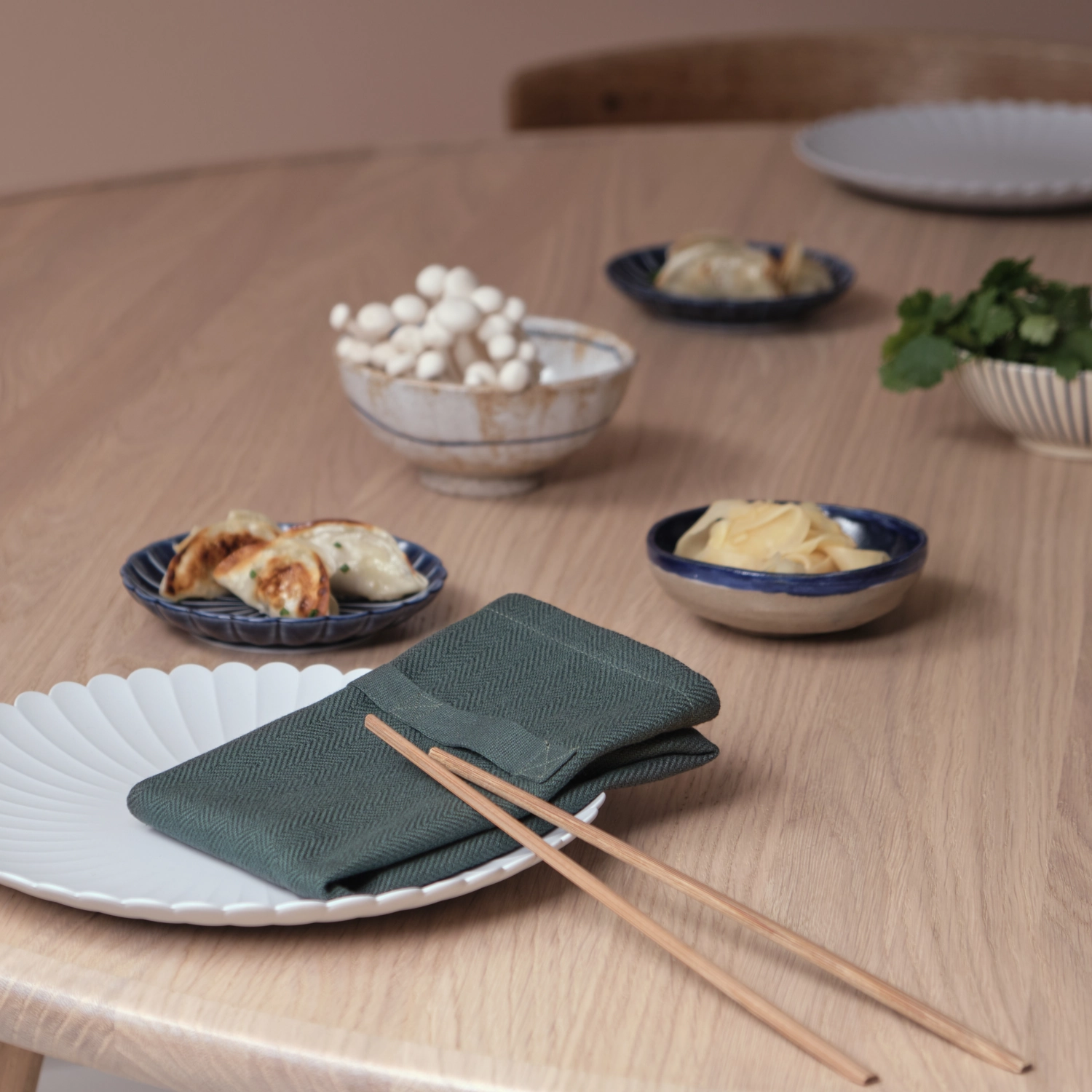 Dinner set de 4 serviettes en tissu