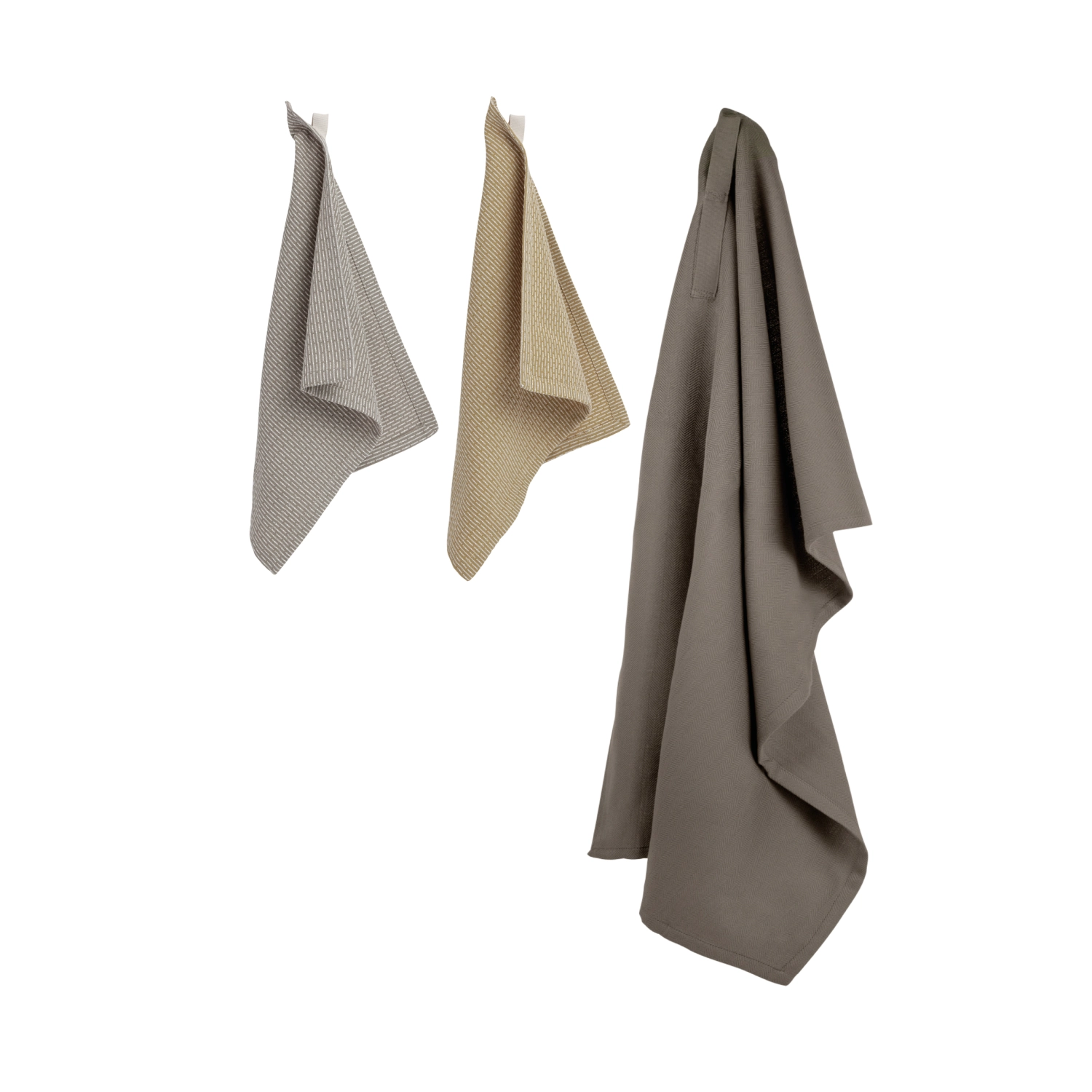 Set de 3 torchons et chiffon mouillé