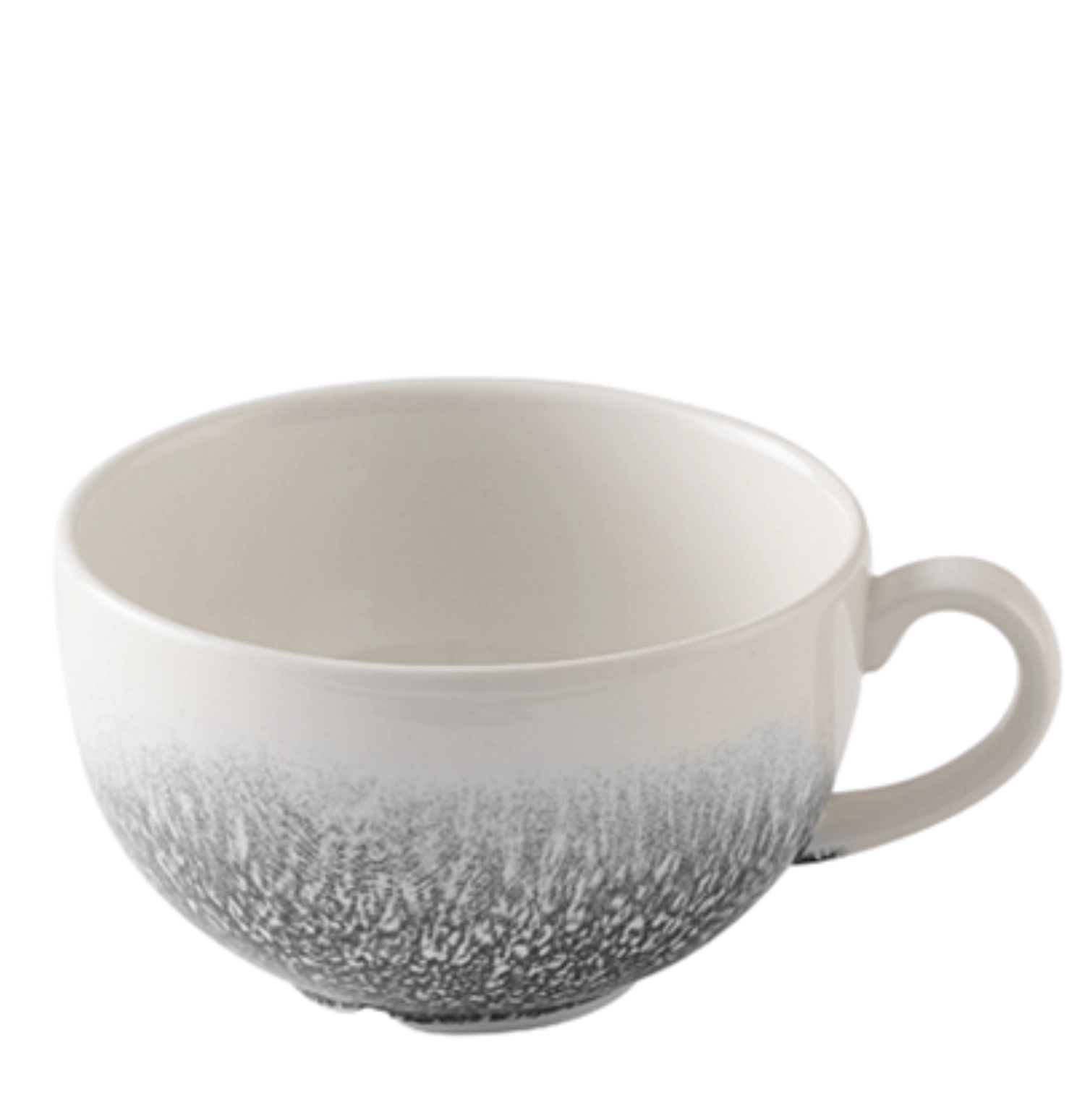 S.P. Raku Quartz Black Cappuccino Tasse