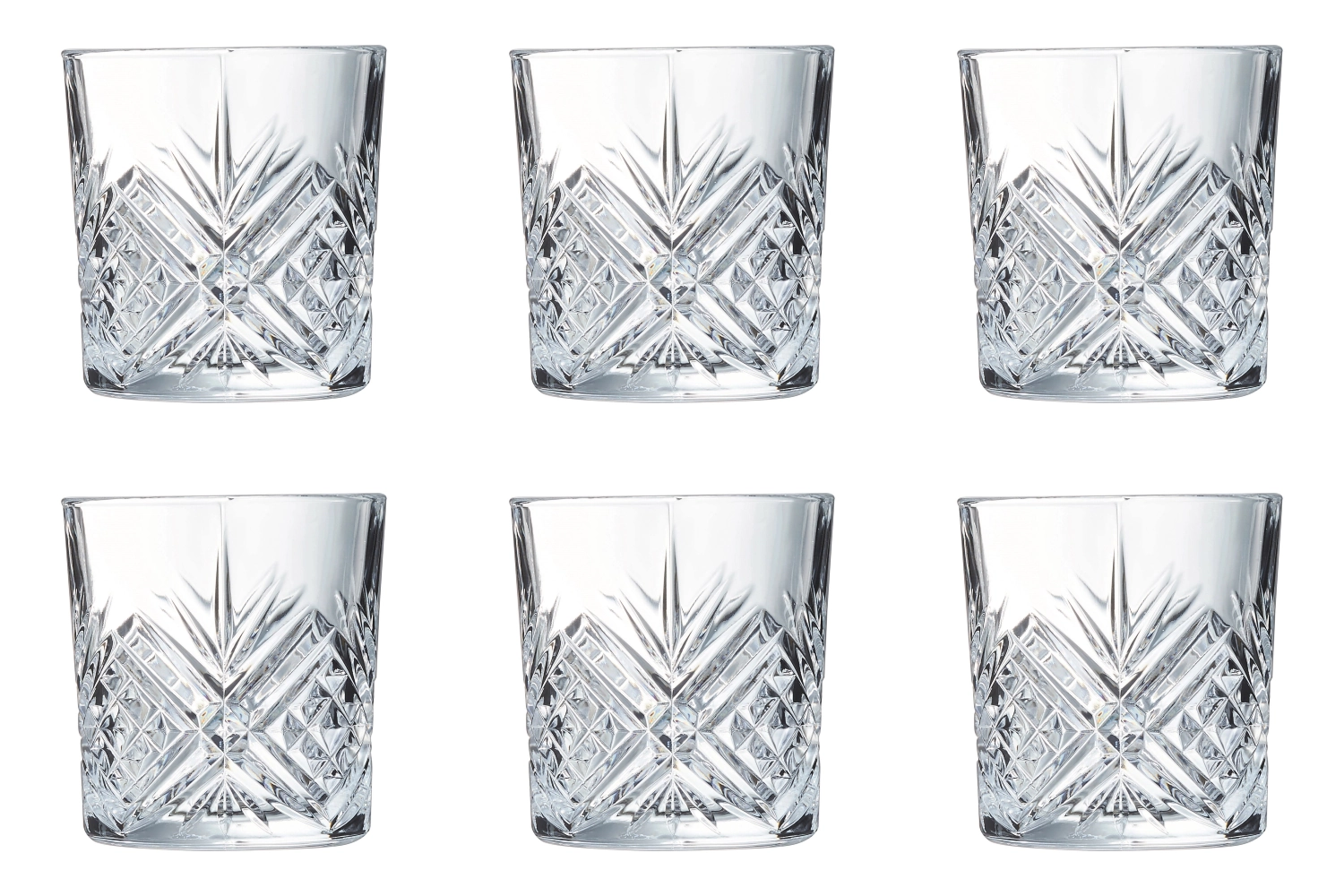 6er Set Broadway Becher