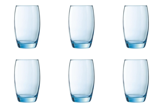 6er Set Salto Wasserglas