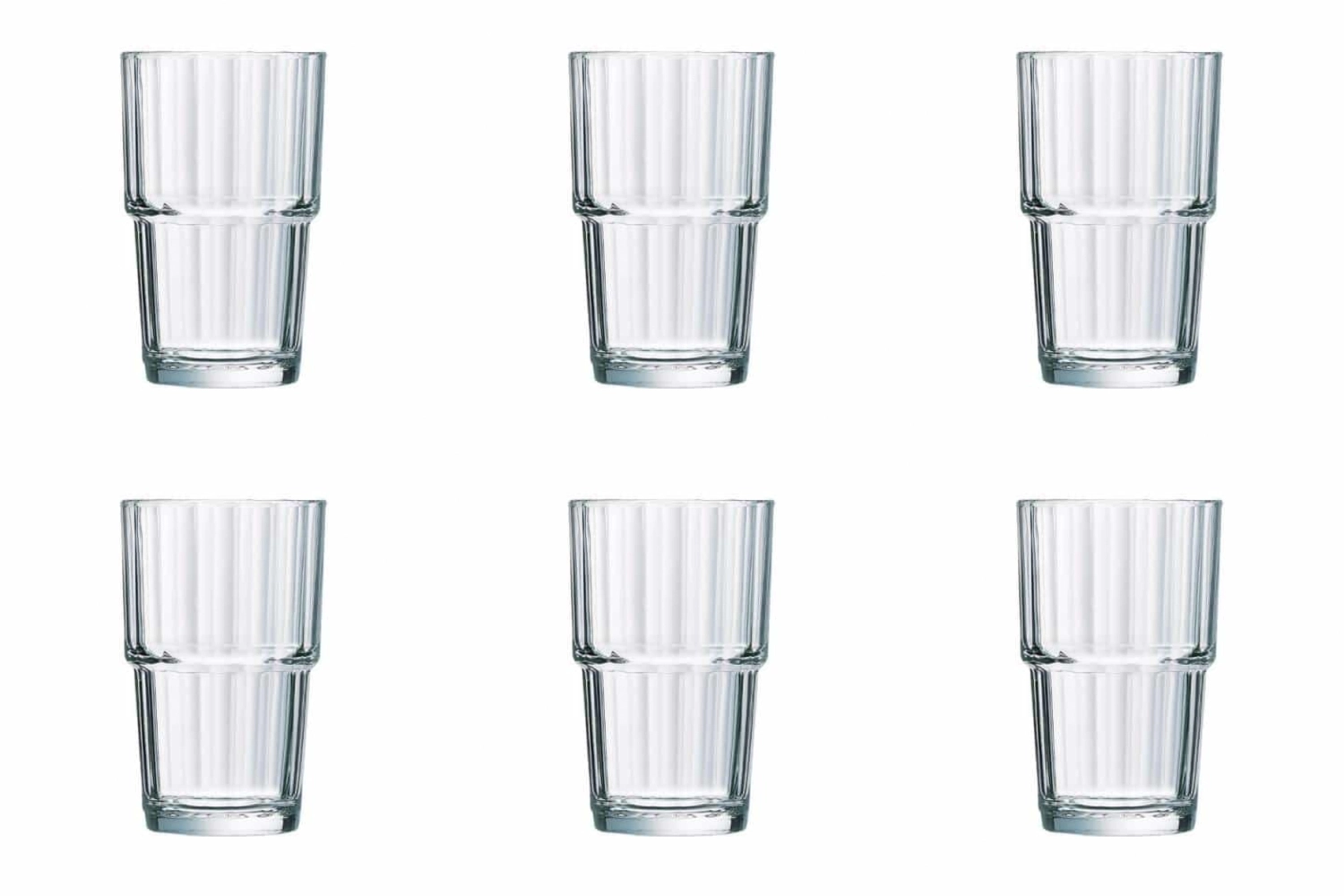 Set de 6 verres Norvege
