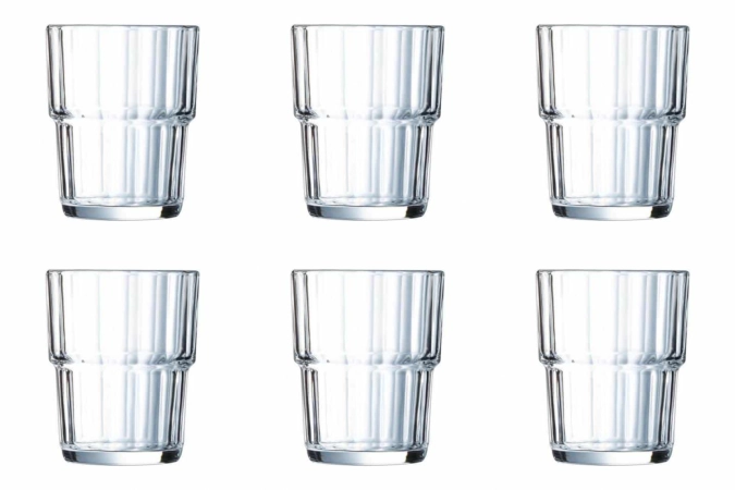 Set de 6 verres Norvege