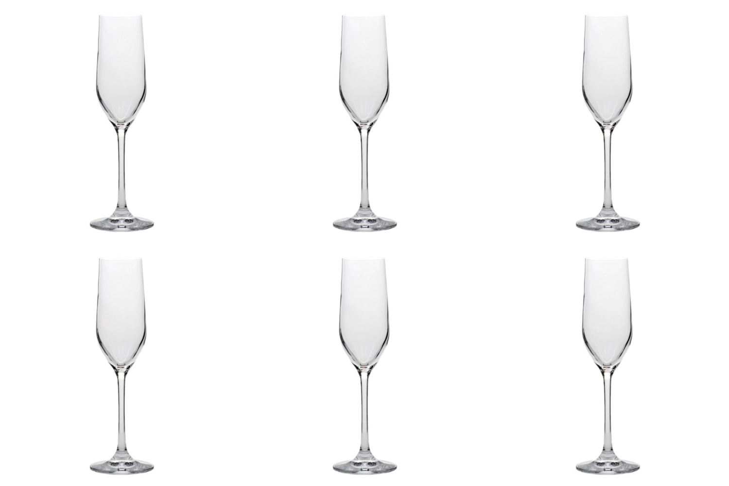 6er Set Grand Cuvée Sektkelch 1dl geeicht