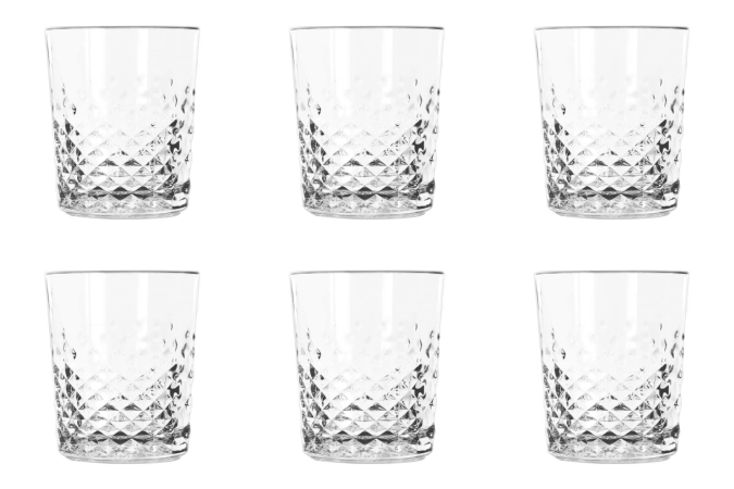 6er Set Libbey Trinkglas Carats DOF