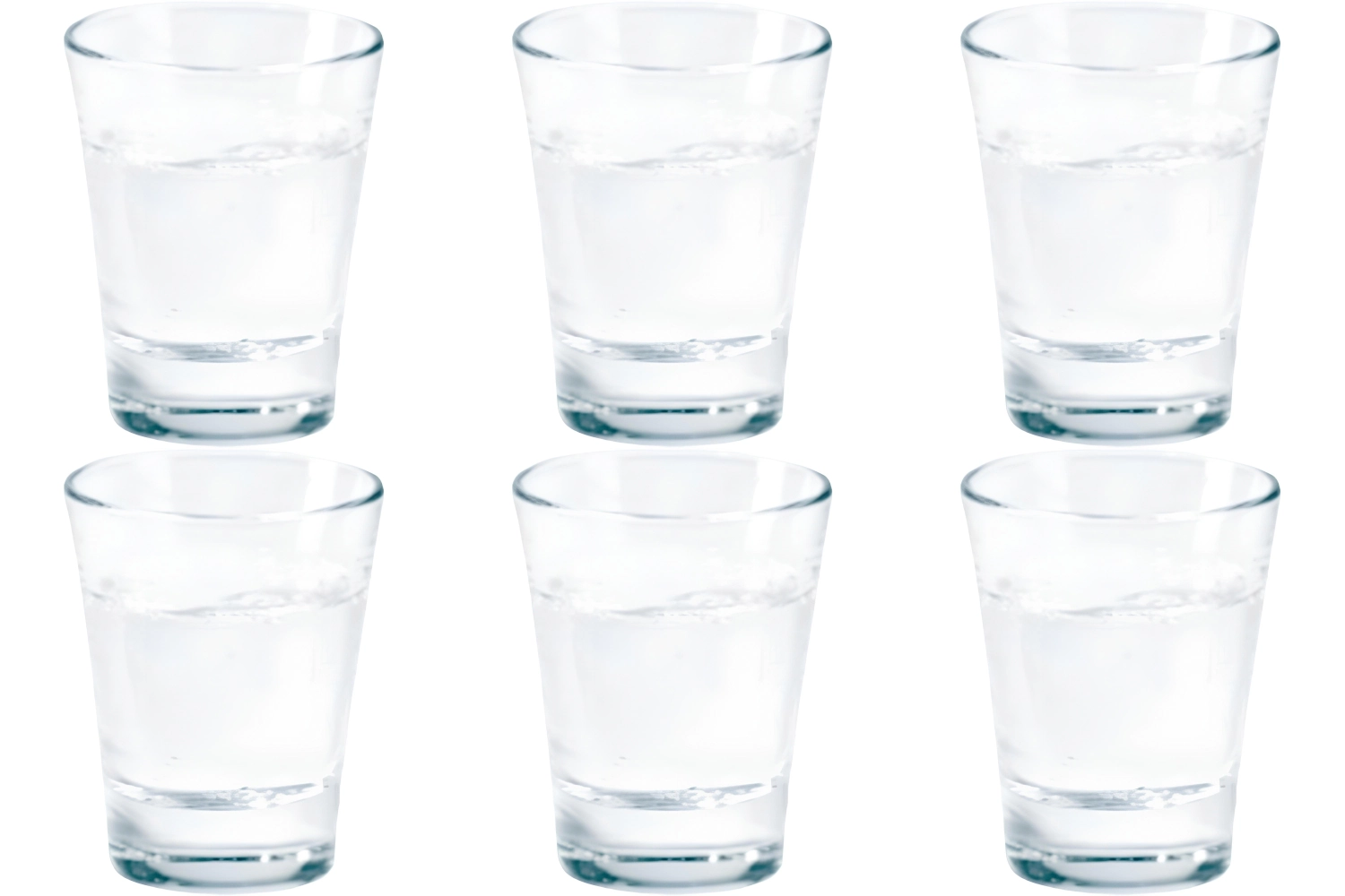 6er Set Caffeino Wasserglas