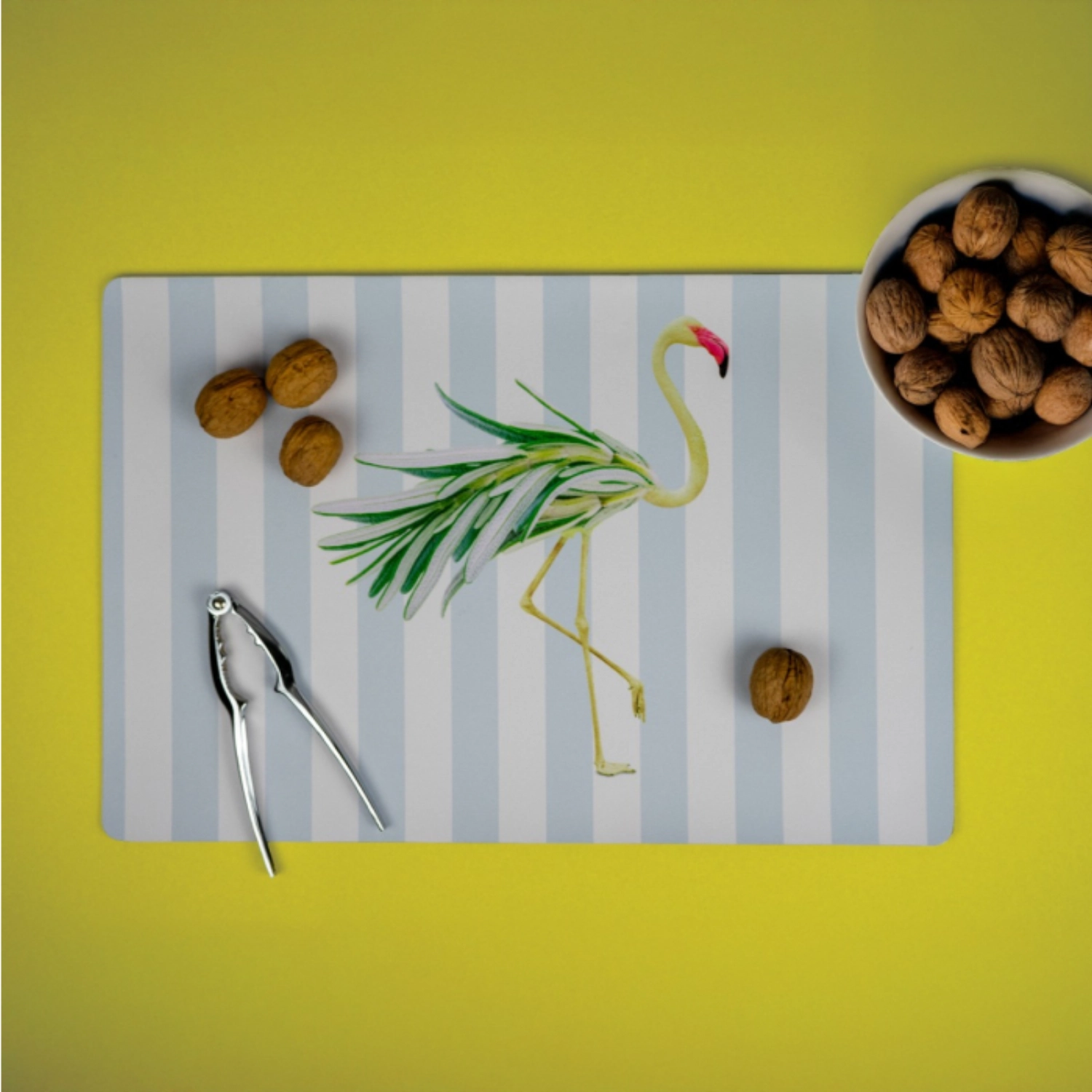 Tischset beidseitig bedruckt Flamingo