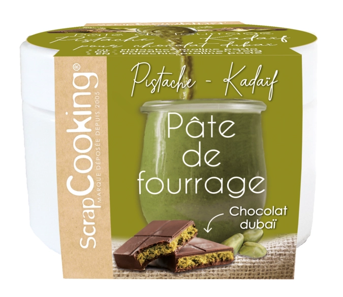 Pâte pralinée crème pistache