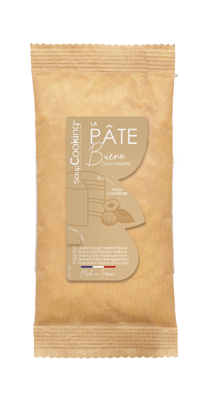 Pâte chocolat pour modelage aromatisée noisette