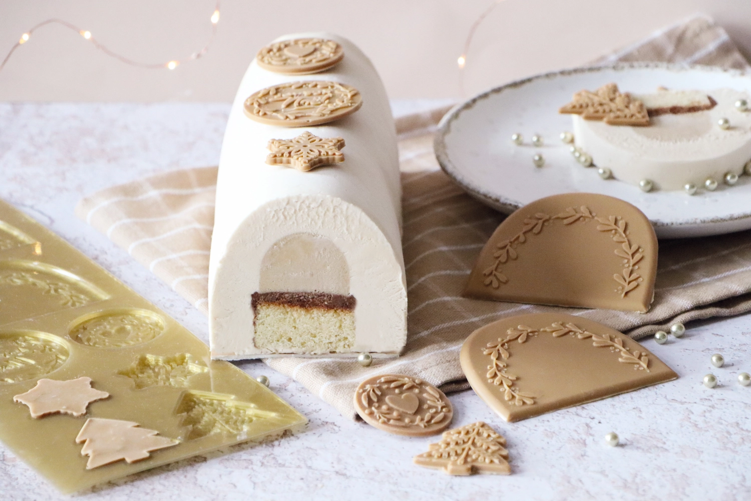 Moule à chocolat pour Bûche silicone