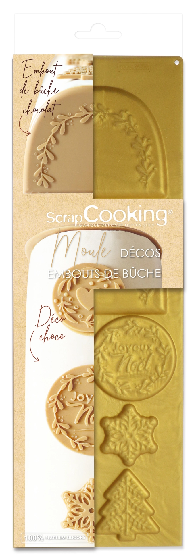 Moule à chocolat pour Bûche silicone