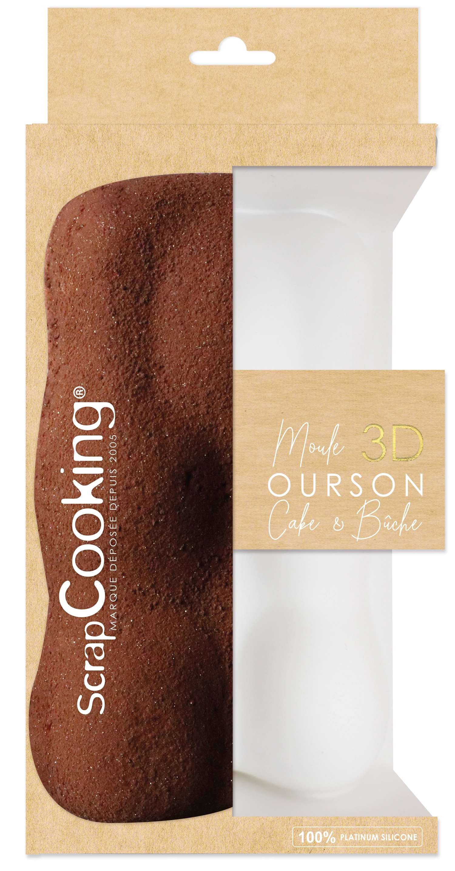 Grand moule de cuisson d'ours en peluche silicone