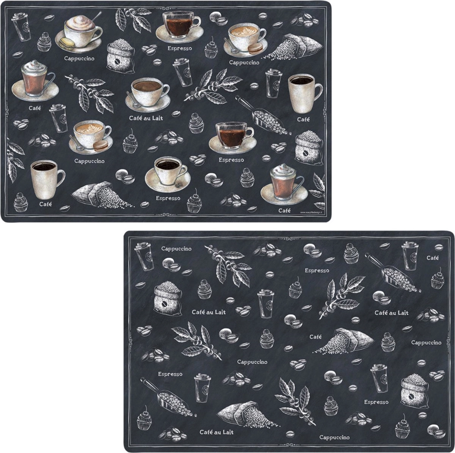 Set de table Barista double face