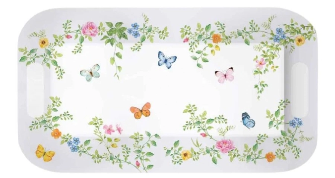 Plateau Dancing Butterflies avec poignées