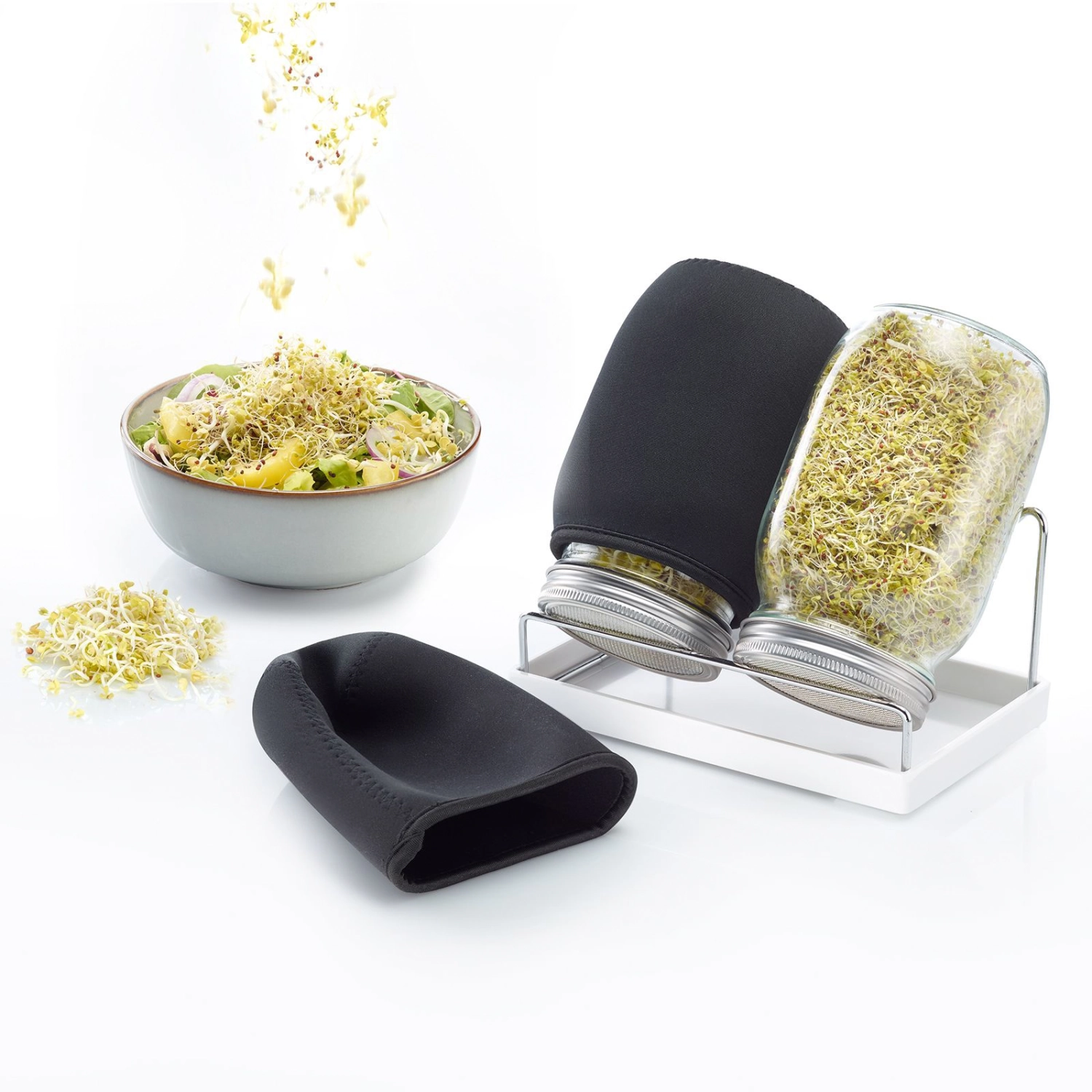 Set de bocaux pour germes, 2 bocaux