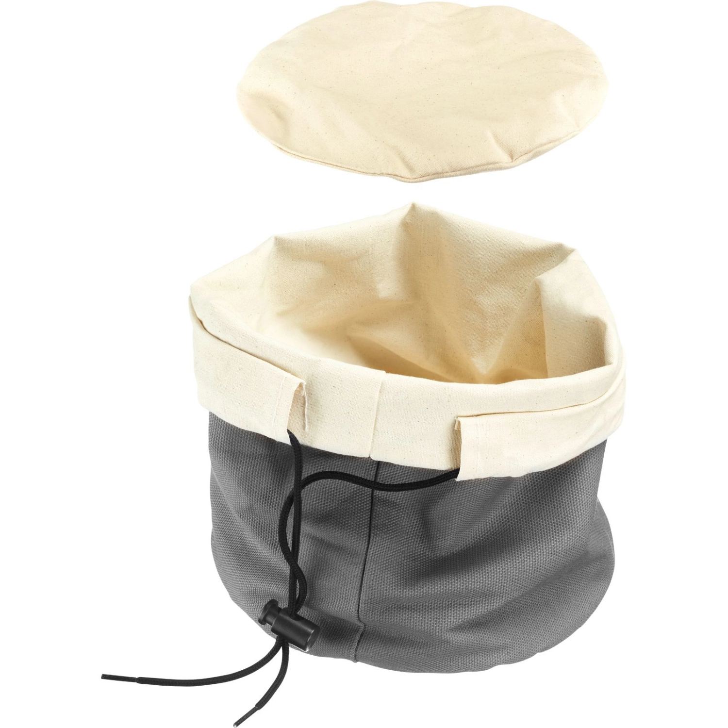 Sac à pain rond avec coussin chauffant