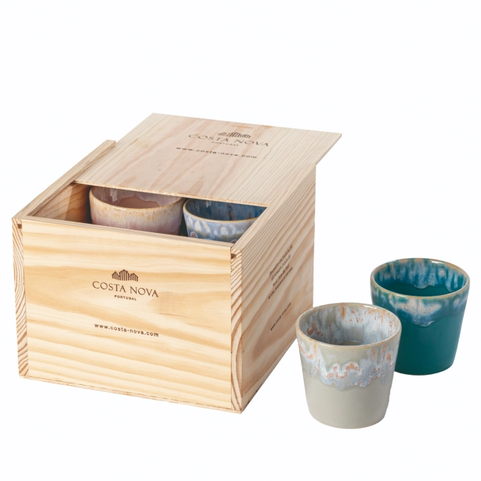 8er Set Grespresso Geschenkbox Kaffeetasse