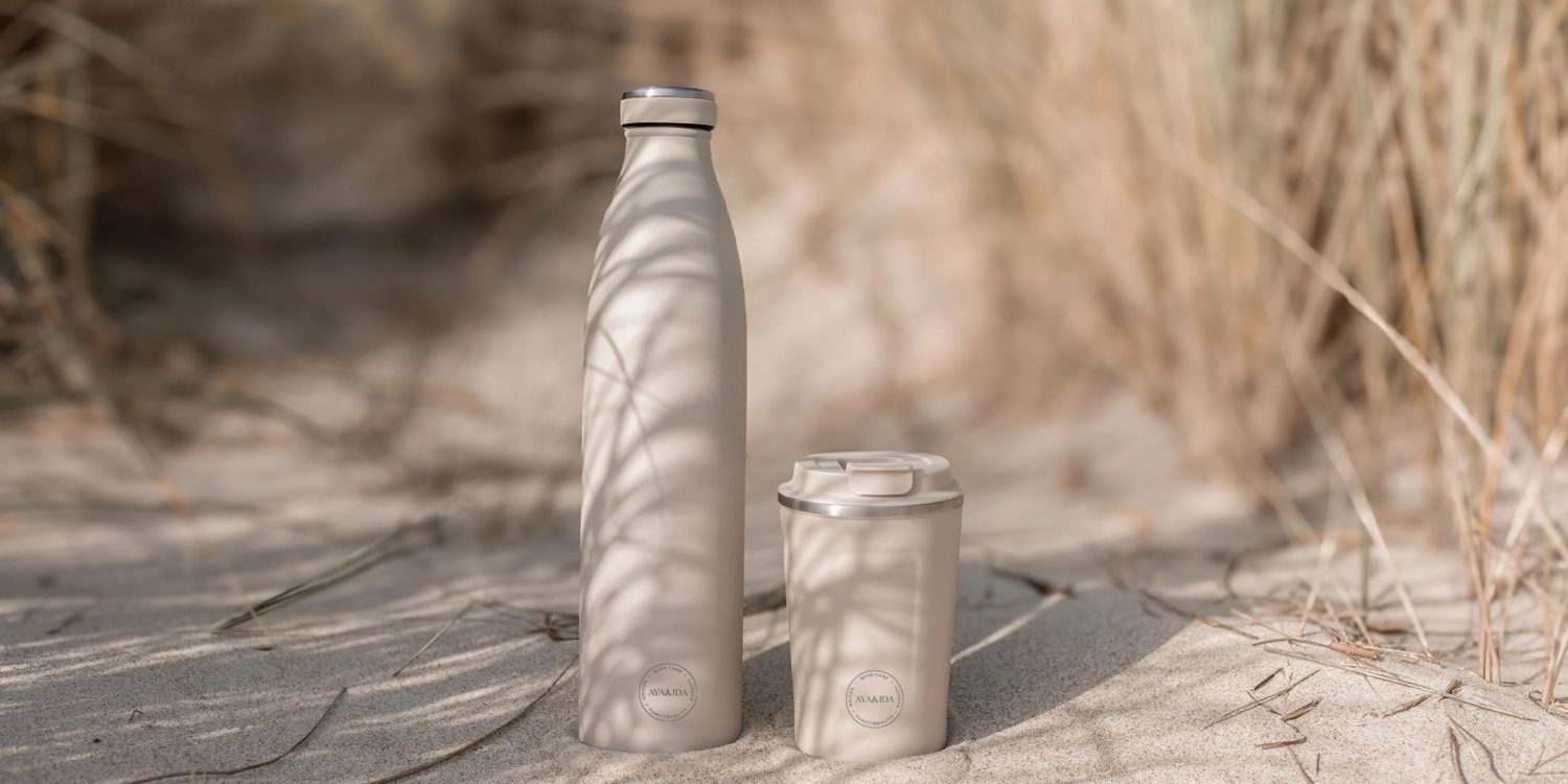 Gourde 1000ml Cream Beige