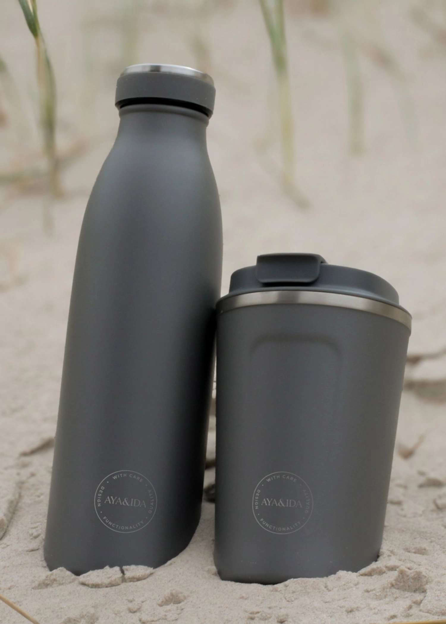 CUP2GO Becher 380ml Dark Grey