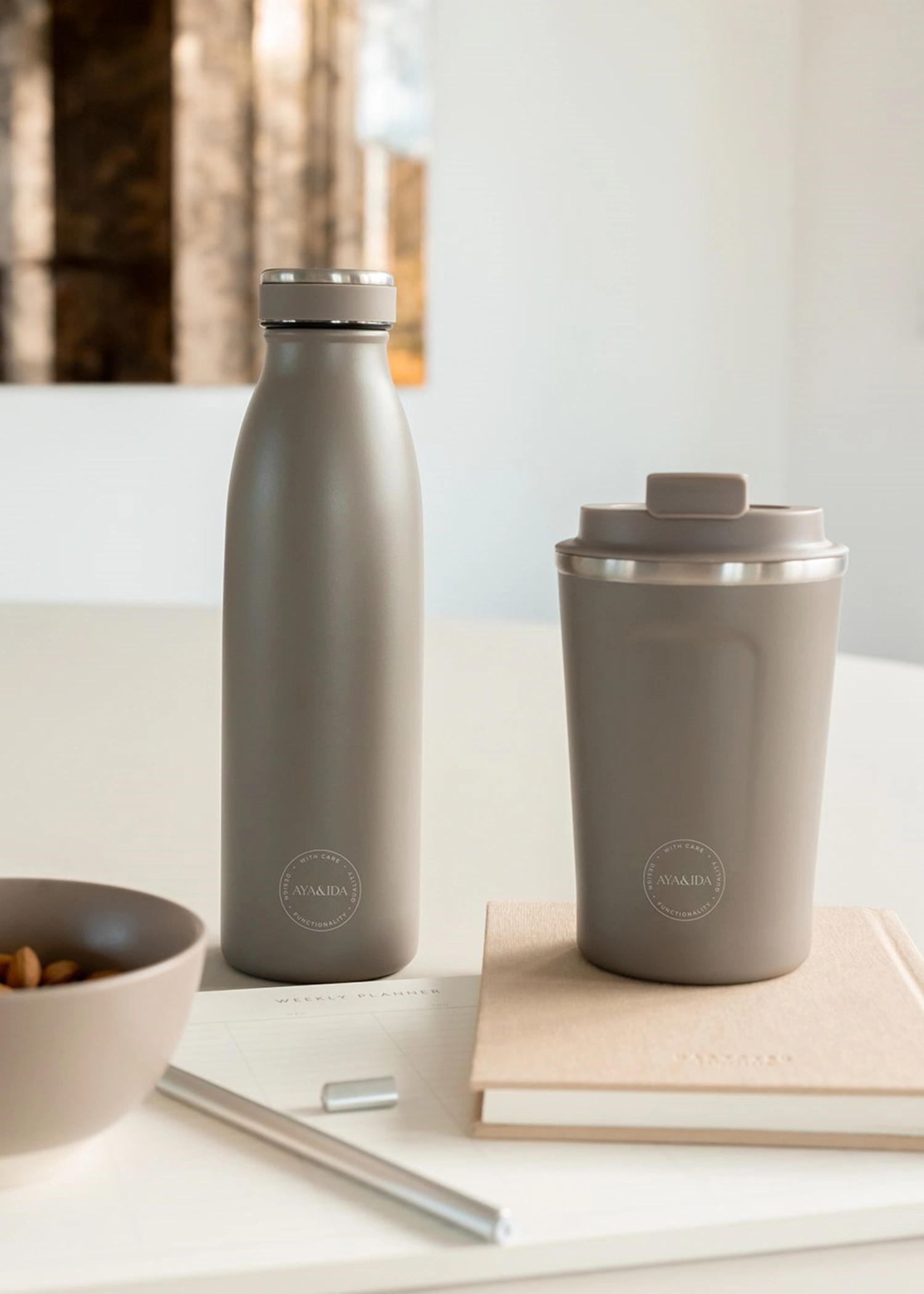 CUP2GO Becher 380ml Driftwood