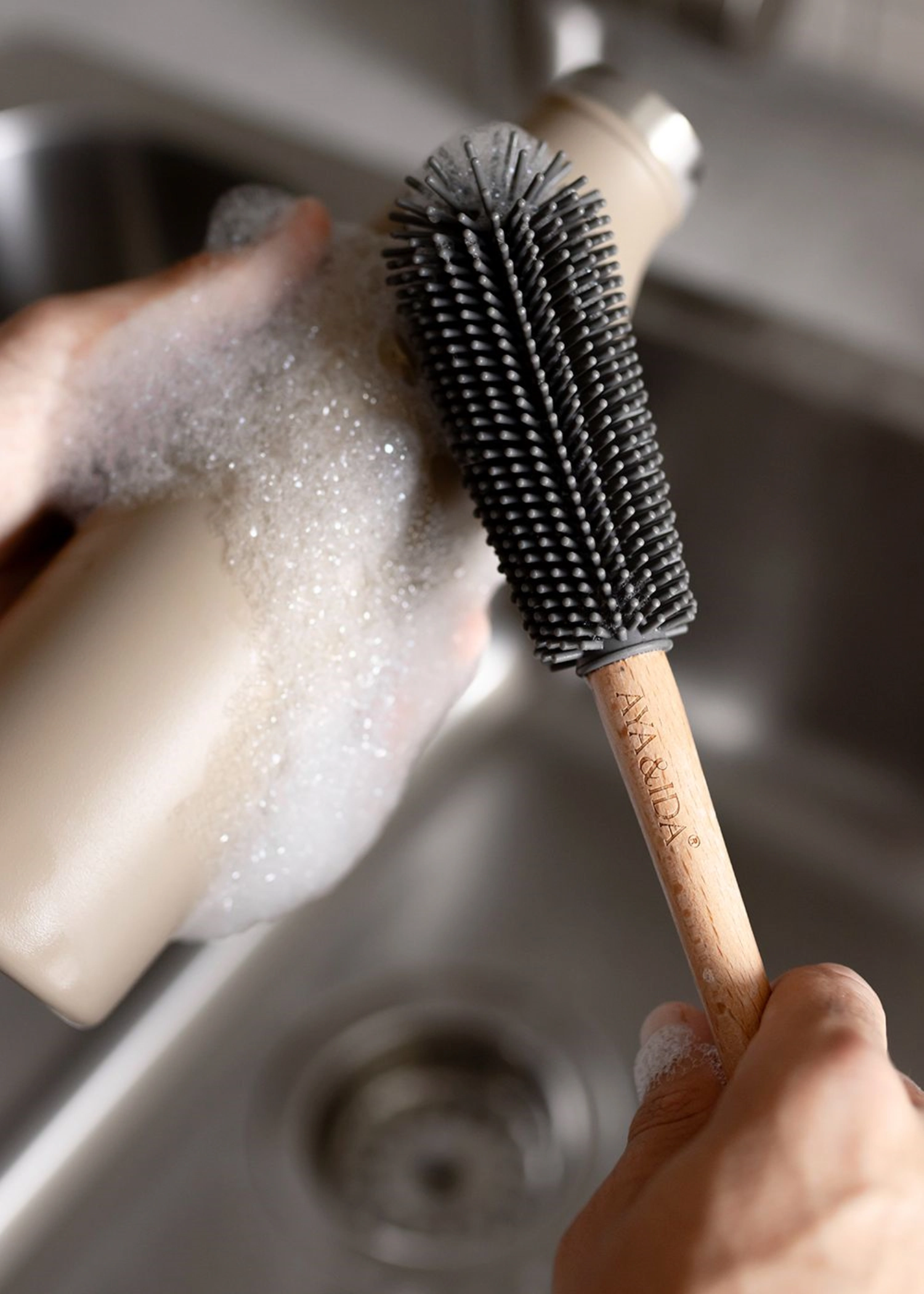 Flaschenbürste Dark Grey