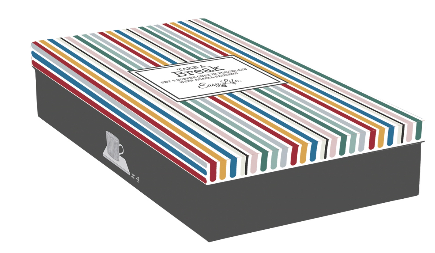 Set de 4 Take a Break tasses à espresso