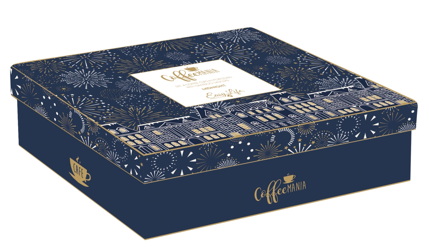 Set de 4 Midnight tasses à espresso