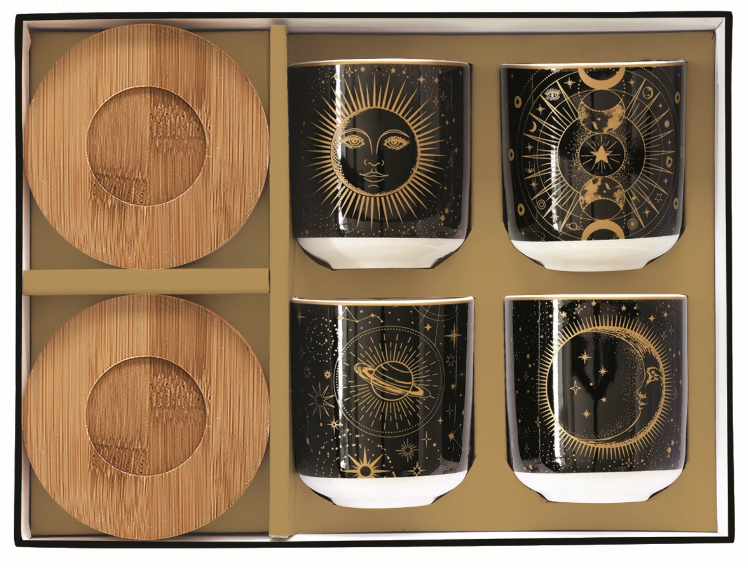 4er Set Celestial Espressotasse