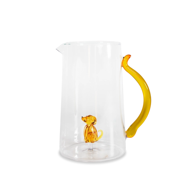 Krug aus Borosilikatglas Hund