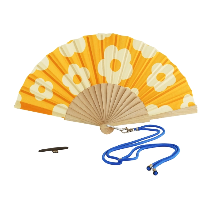 Fächer aus Holz Blumendekoration