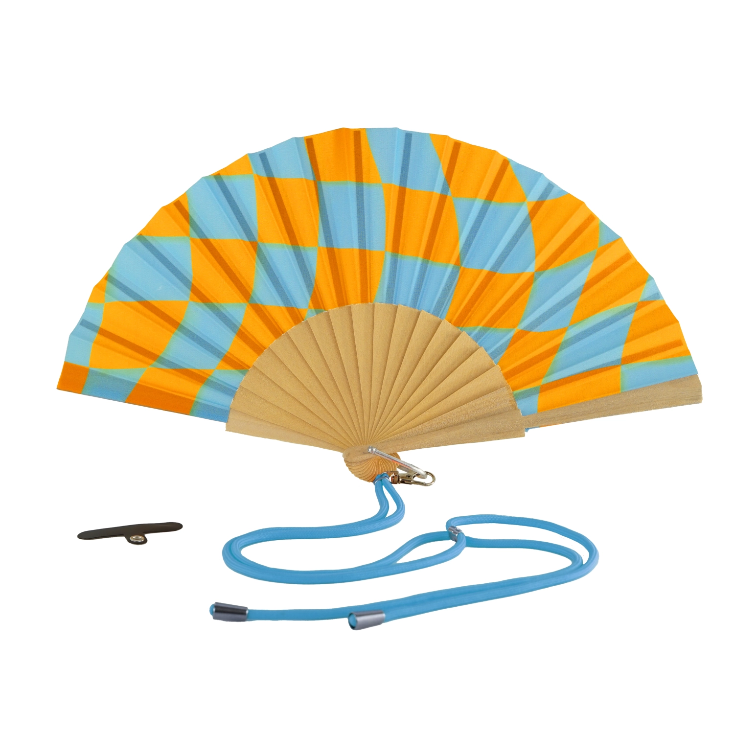 Fächer aus Holz Schachdekoration