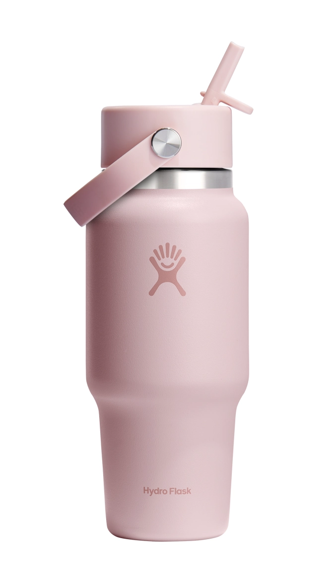 Gourde Wide Flex Couvercle avec paille