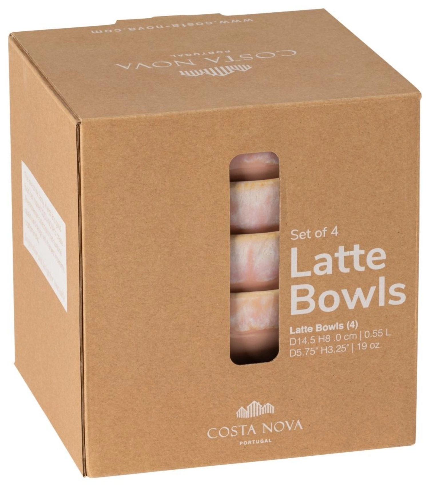 4er Set Latte Bowls Schale