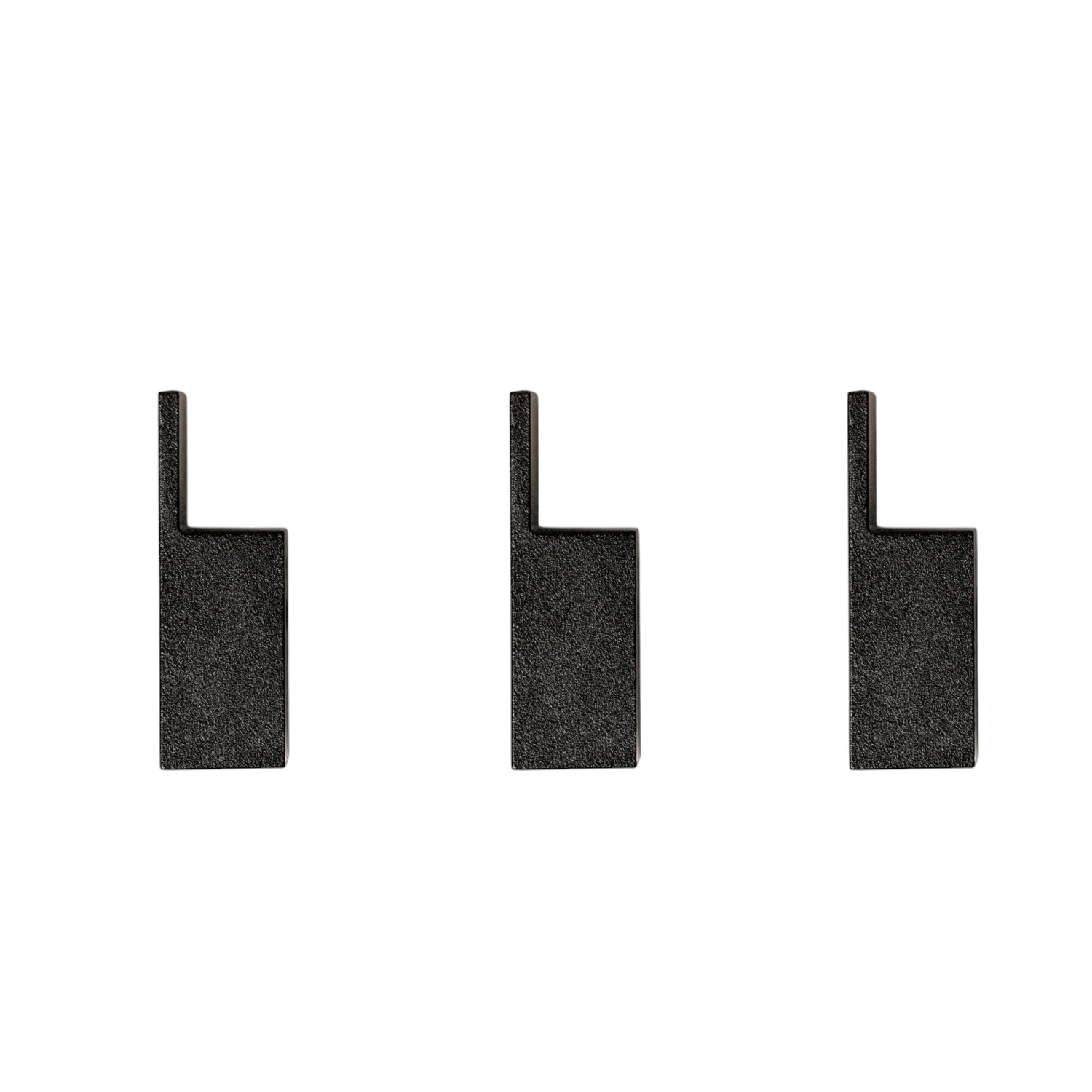 Set de 3 crochets adhésifs pour serviettes