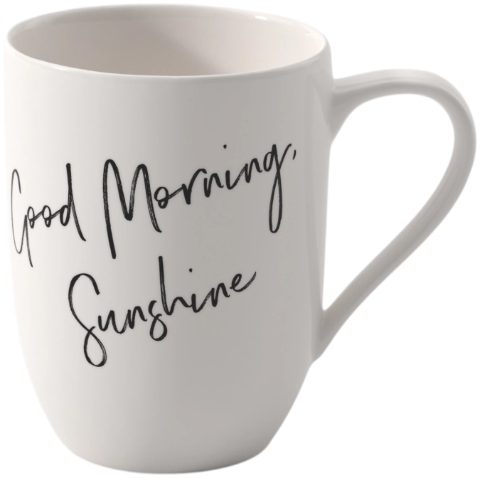 Statement Becher mit Henkel Good Morning Sunshine