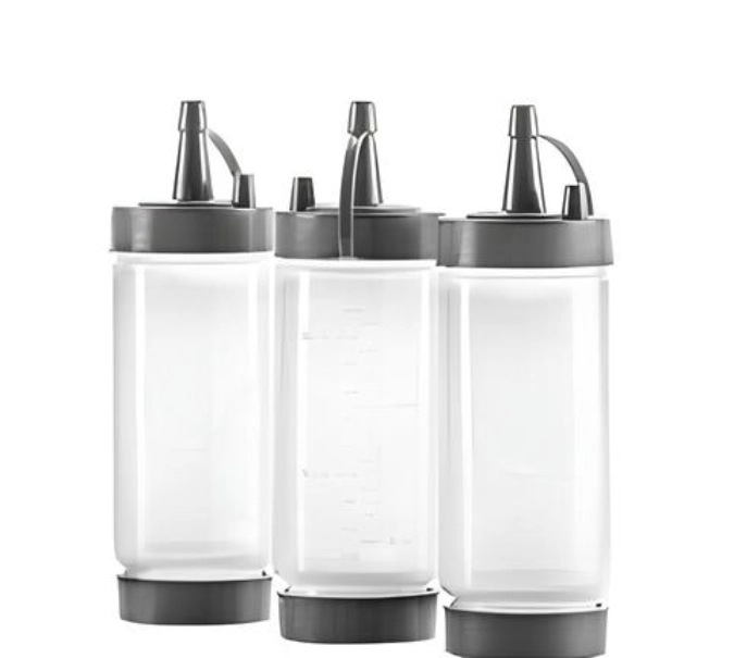 3tlg. Garnierflaschenset