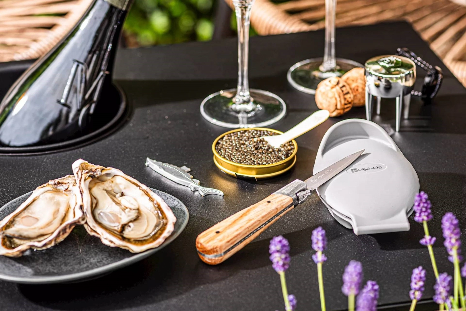 Geschenkset Kaviar, Sekt und Austern