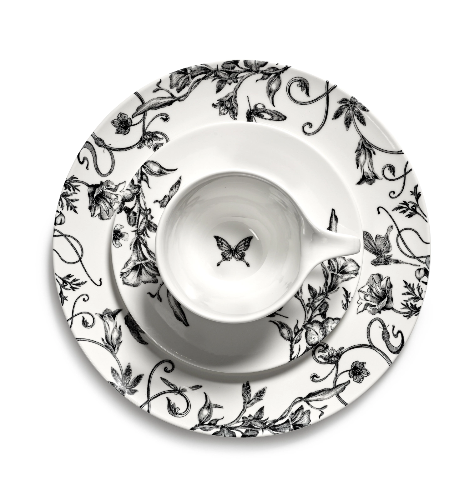 Unity Cappuccino Tasse Butterfly