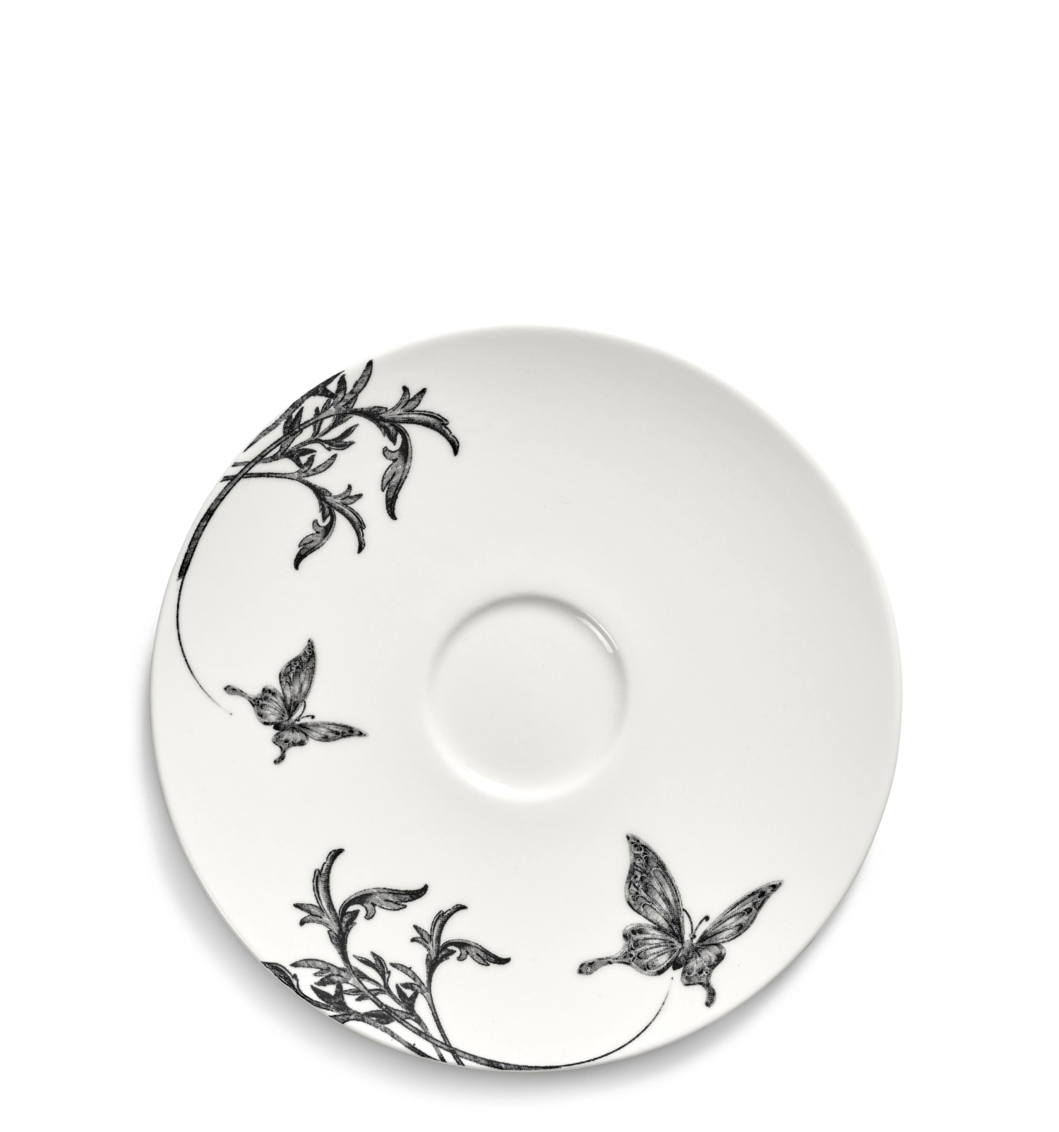 Unity soucoupe à cappuccino papillon