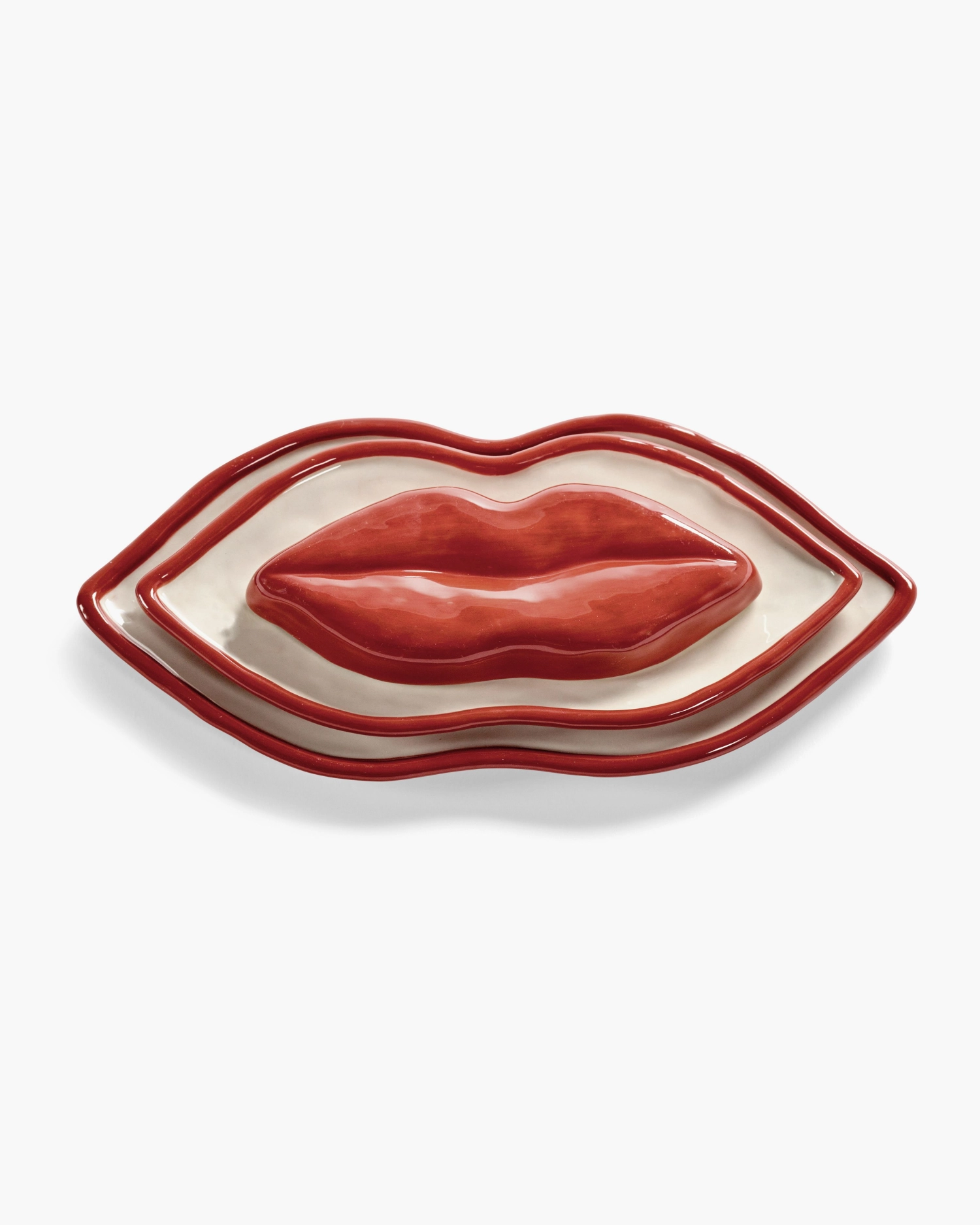 3er Set Les Objets Mouleversants Servierplatte