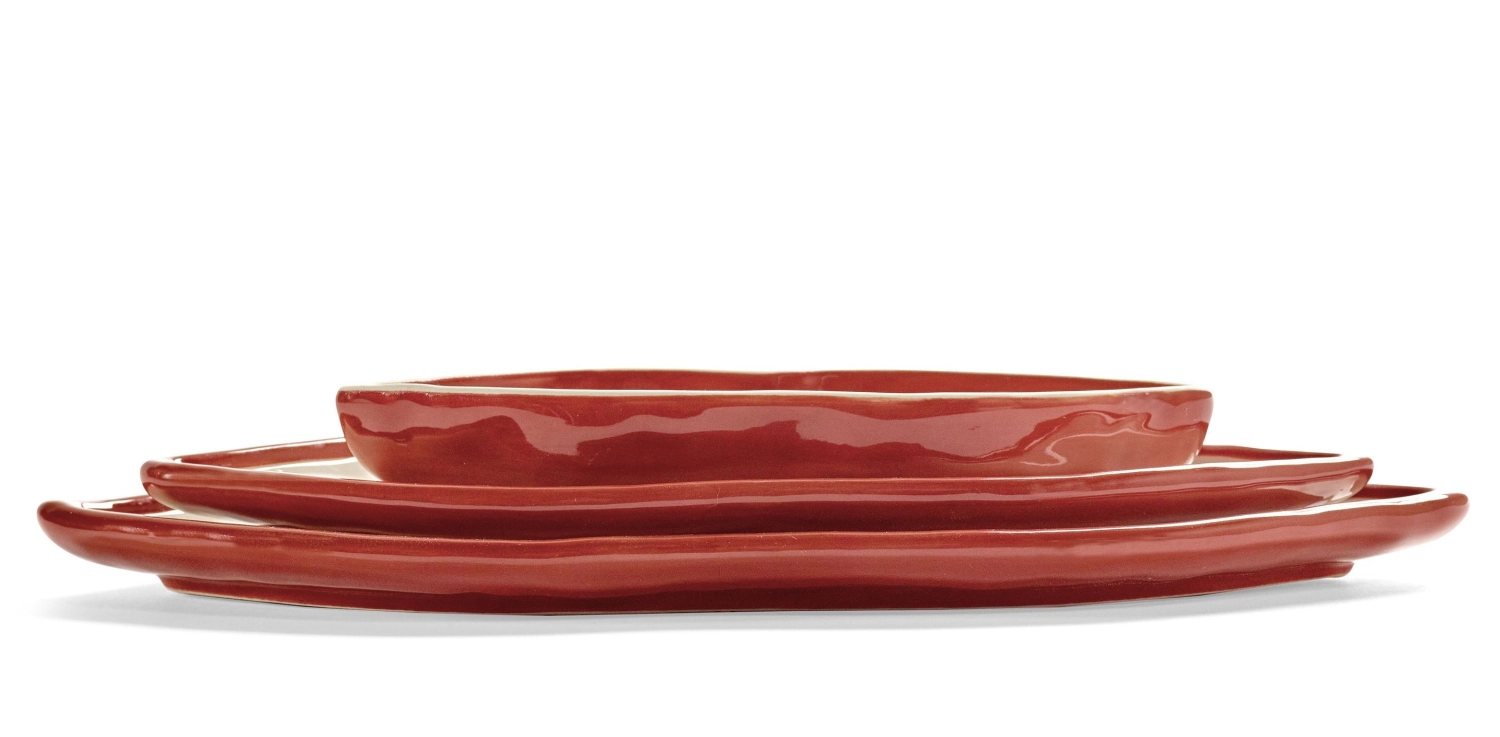 3er Set Les Objets Mouleversants Servierplatte