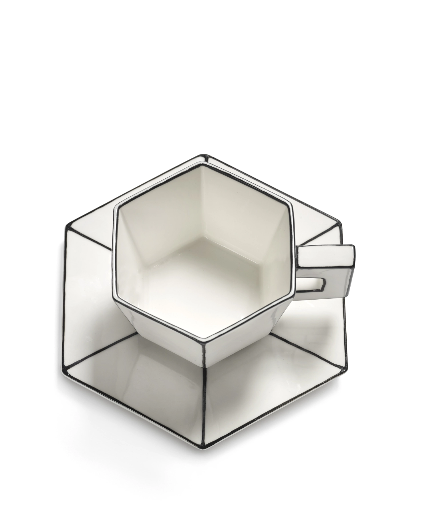 Carte Blanche tasse à cappuccino soucoupe