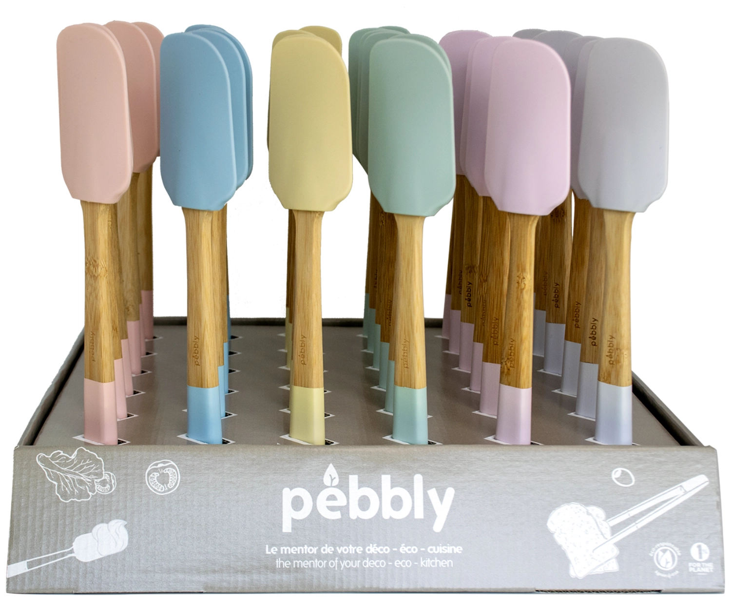 36Set Présentoir spatules