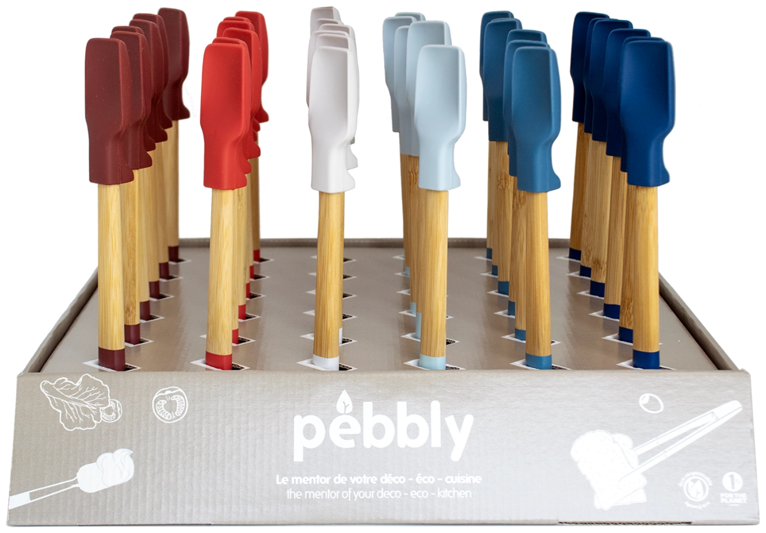 36Set Présentoir mini spatule