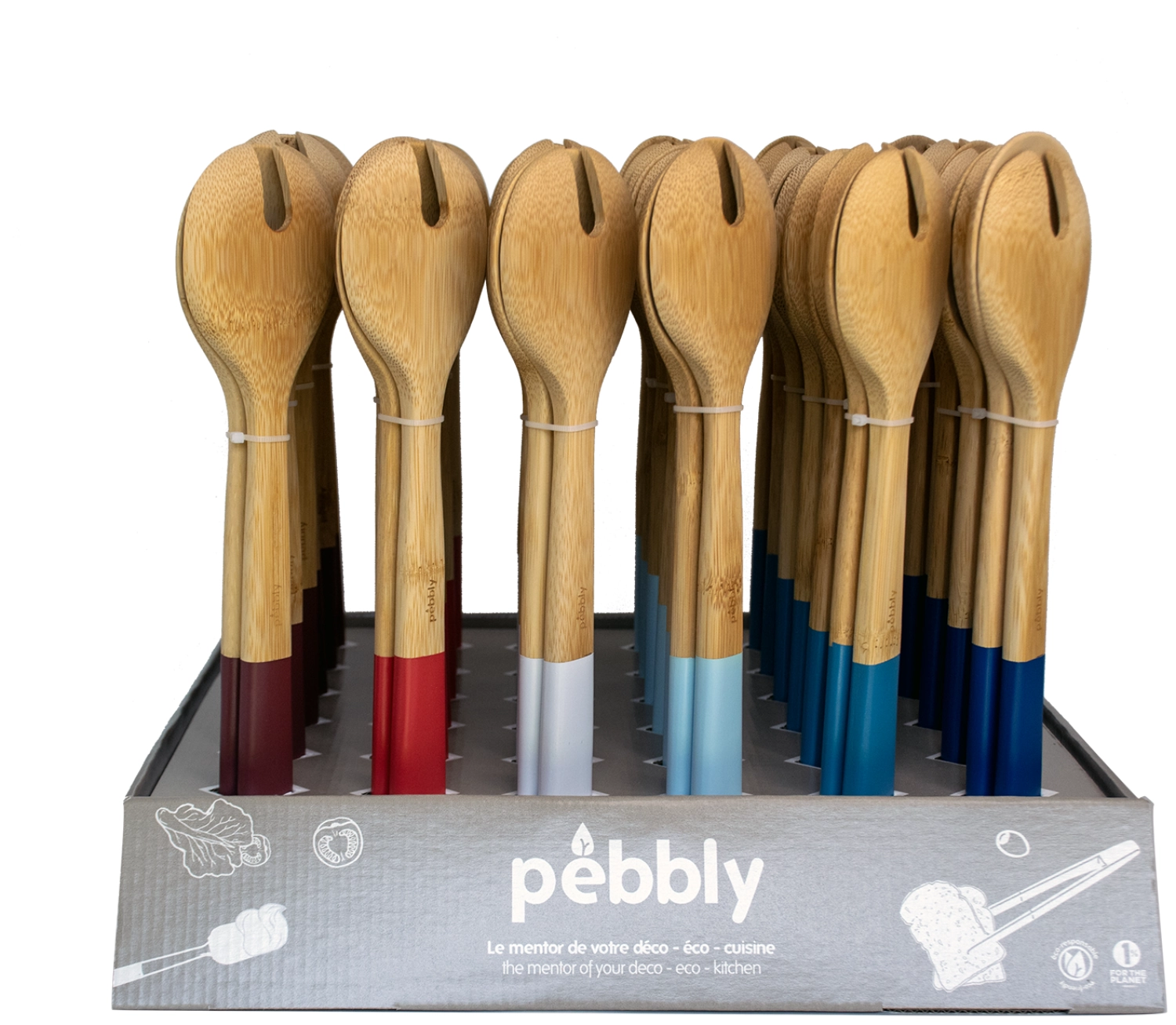 36Set Présentoir couverts à salade