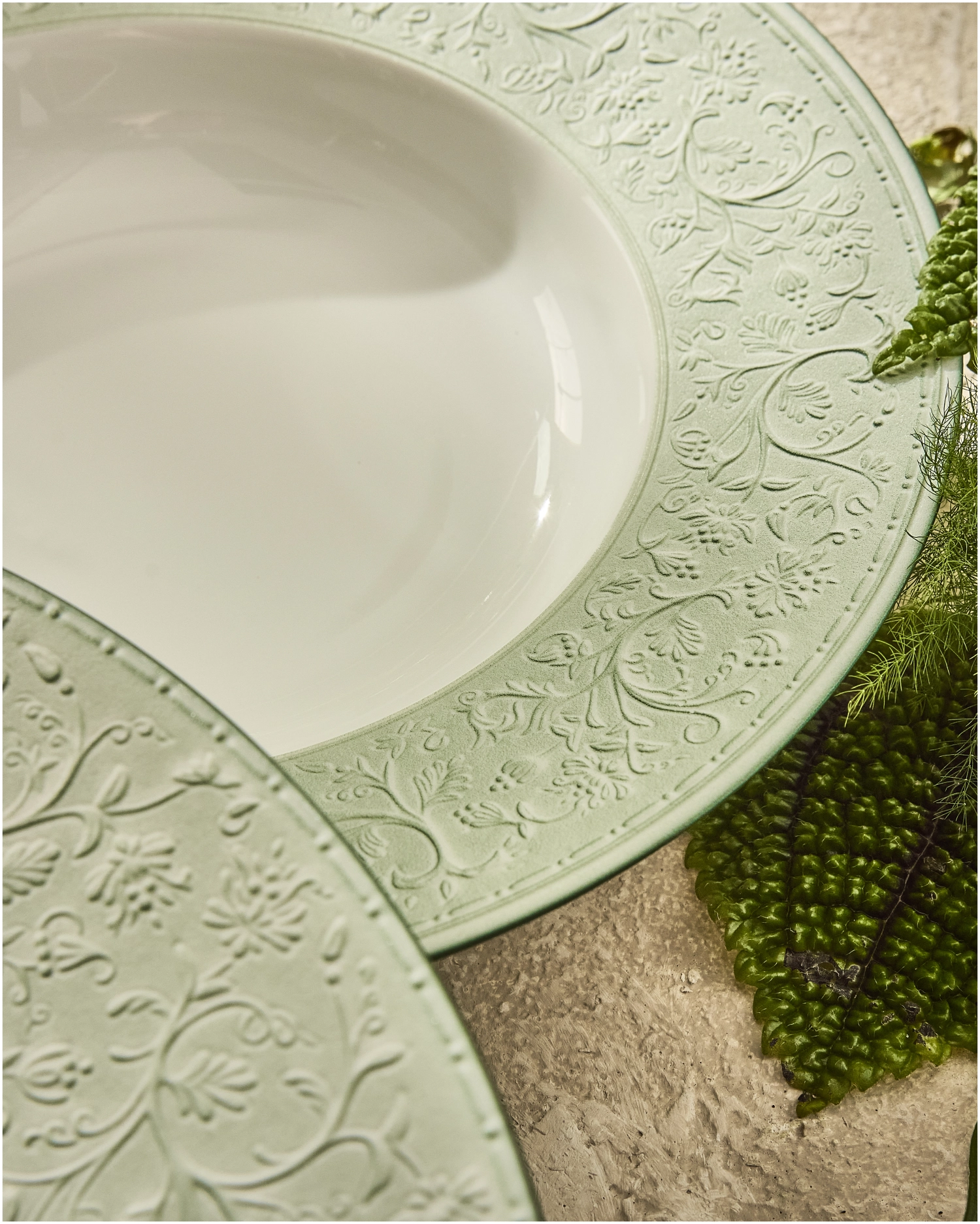 Swan assiette de presentation